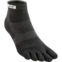 Injinji Run Original Weight Mini Crew Calze da running (47,5+, nero)