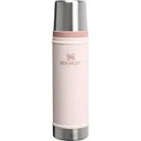 Stanley The Legendary Classic Bottle 20oz, Hammertone Rose Quartz 10-11345-0061 borraccia termica con tappo versatore e tazza, 590 ml