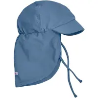 Huttelihut Kid's Sun Hat Solid UV60 Cappellino Bambini (44 cm - 3-6 Months, turchese/blu)