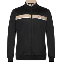 FILA Sagano Regular Taped Track Jacket Black-white Pepper Taglia: XL | Felpe con cappuccio Outlet | Uomo | Nero