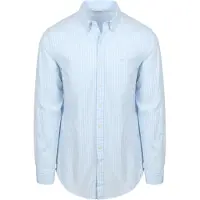 Mcgregor Cotton/linnen Stripe Shirts Light Blue Taglia: M | Camicie Casual Outlet | Uomo | Blu
