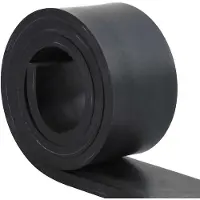 vidaXL Striscia di gomma per lama da neve nera 180x8x1 cm