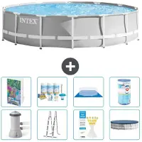 Intex Struttura per piscina a forma di prisma - 427x107 cm - composta da 7 elementi - modello S556