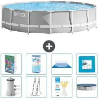 Intex Struttura per piscina a forma di prisma - 427x107 cm - composta da 7 elementi - modello S602