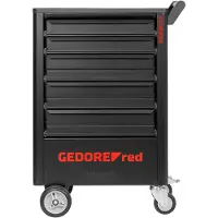 Gedore rosso R21562005 Set di utensili in carrello portautensili GEDWorker 119 pezzi, 3301676