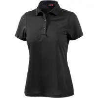 Maier Sports Women's Ulrike Maglia polo Donna (46, nero/grigio)