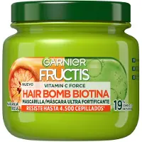 Garnier Fructis Vitamin Force Hair Bomb Biotina Mascarilla 320ml