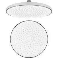 Hak Soffione, diametro 220 mm, ABS/cromo