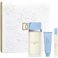 Dolce&Gabbana D y g Light Blue Eau de Parfum 100 ml Leche Corporal 50 ml Travel Spray 10 ml
