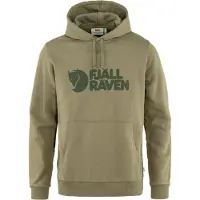 Fjällräven Felpa Cappuccio Uomo Logo Hoodie Light Olive
