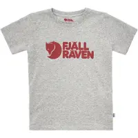 Fjällräven Kid's Logo T-Shirt T-shirt Bambini (146, grigio)