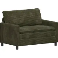 vidaXL Set di divani, 2 pezzi, verde, in poliestere