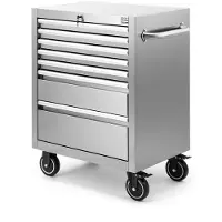 HBM Carrello portautensili 7 cassetti acciaio inox