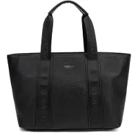 Diana & Co Borsa a mano Diana&Co in ecopelle, spaziosa, 47x27 cm, con zip e manici imbottiti
