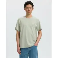 Selected T-shirt Uomini Aqua Gray L