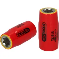 Ks Tools Presa Torx E da 1/2" con isolamento protettivo E12 - 117.2355