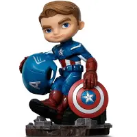 Iron Studios Avengers Infinity Saga Mini Co Mini Figura Capitan America 14 Cm