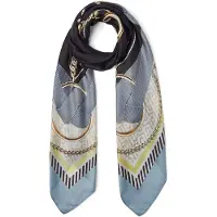 Liu Jo Foulard blu fumo / blu notte / giallo pastello