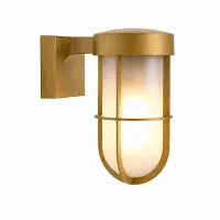 Astro Cabin - Lanterna da parete per esterni a 1 luce in ottone antico IP44, E27