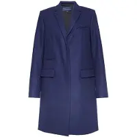 French Connection Ft Platfm Felt Smart Coat Utility Blue Taglia: 6 | Cappotti monopetto Outlet | Donna | Blu