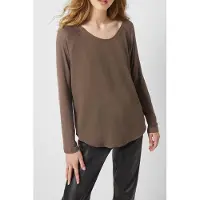 French Connection Polly Plains Ls Top Deep Moss Taglia: XS | Maglie a manica lunga Outlet | Donna