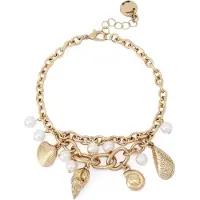 Steve madden Braccialetto oro / bianco perla