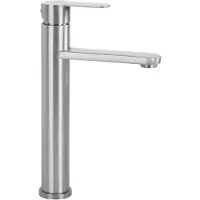 REA Rubinetto Del Lavabo Arcos Alto Nichel Spazzolato