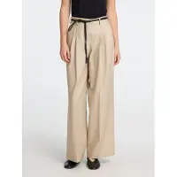 Selected Pantaloni A Vita Alta Donne Beige 42