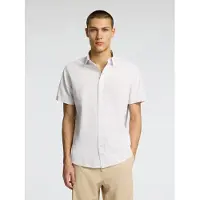 Selected Camicia A Maniche Corte Uomini Beige S
