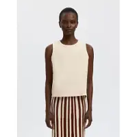 Selected Canottiera Donne Beige XXL