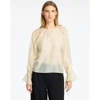 Selected Camicetta A Maniche Lunghe Donne Beige 38
