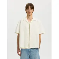 Selected Camicia A Maniche Corte Uomini Bianco M