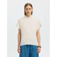 Selected Top A Maniche Corte Donne Bianco 42