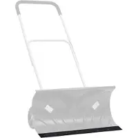 vidaXL Striscia di gomma per lama da neve nera 180x15x1 cm
