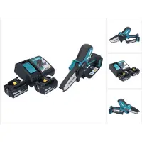 Makita Tagliabordi a batteria DUC 101 RM 18 V 10 cm Brushless + 2x batteria 4,0 Ah + kit caricabatterie