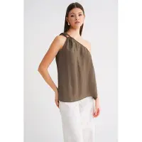 MixRay Camicia da donna cachi