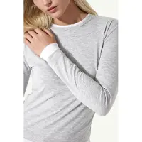 Hiccups for Kids Maglietta grigio sfumato / bianco