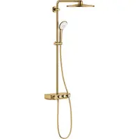 GROHE Euphoria SmartControl System 310 Duo, système de douche avec mitigeur thermostatique, mural, chromé, 26507GN0, 26507GN0