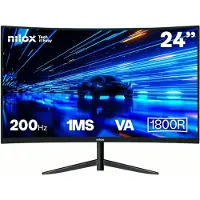 Nilox Schermo Curvo Nxm24crv2001 24´´ Full Hd Va Led 200hz