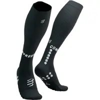 Compressport Full Socks Recovery 2.0 Calze tecniche a compressione (1S - EU: 35-38, nero)