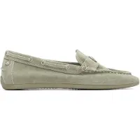 Carmela per donna. 16314308-KAKI Mocassini verdi 163143 (37), Pelle, Basso, Nessuno, Casual, Verde