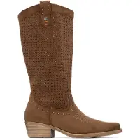 Refresh per donna. 17529202-CAMEL Stivali 175292 marrone (39), 3 a 5cm, Cerniera, Casual
