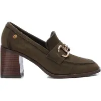 Carmela per donna. 16113802-KAKI Mocassini in pelle scamosciata 161138 kaki (37), 5 a 8cm, Crosta, Nessuno, Casual, Verde, Classico