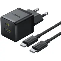 Baseus Caricabatterie Da Parete Usb-a E Usb-c Palm 30w &amp; Cable