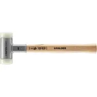 HALDER Mazza SUPERCRAFT a facce morbide, non ribattuta, con manico in hickory, Ø 45, nylon