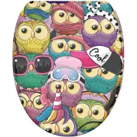 Sanilo Sedile della toilette con meccanismo Soft-Close Owl