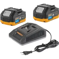 Procraft Starter Pack C20/6.5 Caricabatterie rapido 20 V 6,5 A + 1x batteria 20/4 4,0 Ah