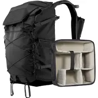 Leofoto Backup Series Zaino 35L Nero Incl.... Medium Divider