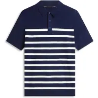 Tommy Hilfiger Essential Cotton Knitted Sweater Desert Sky/ivory Petal Taglia: M | Maglioni a maglia Outlet | Uomo