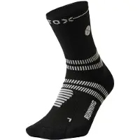 STOX Women's Running Ankle Socks Calze da running Donna (40-42, nero)